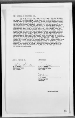 Thumbnail for COMAIR-GROUP 80 > ACA Reports Nos 22-38 (Includes 26A & 26B) Air Operations Against Luzon Island, in Support of the Landings on Mindoro Island, Philippines, 12/14-16/44