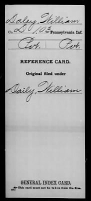 Thumbnail for William > Daley, William (Pvt)