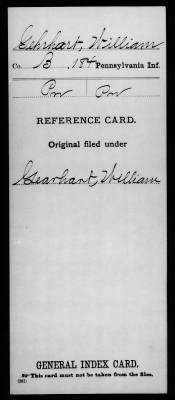 Thumbnail for William > Gehrhart, William (Pvt)