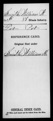 William W > Smith, William W (Pvt)