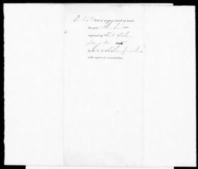 Thumbnail for RB - Prisoners of war rolls and lists (persons captured by Union Forces) > A. W. Baker-U.S.S. Minnesota