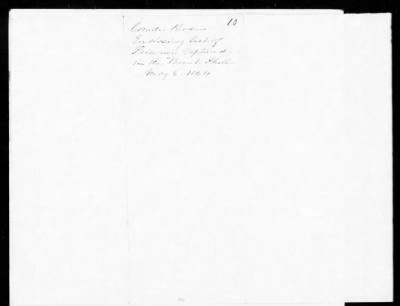 RB - Prisoners of war rolls and lists (persons captured by Union Forces) > A. W. Baker-U.S.S. Minnesota