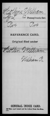 Thumbnail for William > Hollins, William (Pvt)