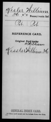 Thumbnail for William > Kesler, William (Pvt)