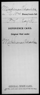 Thumbnail for Charles > Michiner, Charles (Pvt)