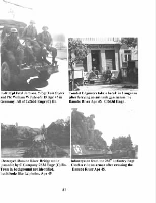 Thumbnail for Pictorial History of the 63rd Infantry Division > Section II-A, 63rd Infantry Division in Combat