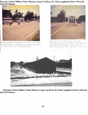 Pictorial History of the 63rd Infantry Division > Section V, Photo tour of Camp Van Dorn, Mississippi