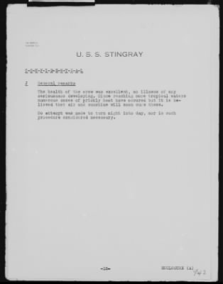 Thumbnail for USS Stingray > December-1941 to February-1942