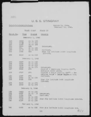 Thumbnail for USS Stingray > December-1941 to February-1942