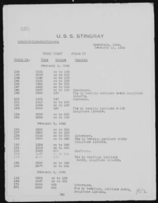 Thumbnail for USS Stingray > December-1941 to February-1942