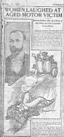 Thumbnail for Newspaper article about Charles Henry Herman as victim of hit-and-run accident