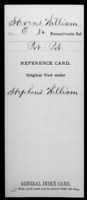 Thumbnail for William > Stevens, William (Corpl)