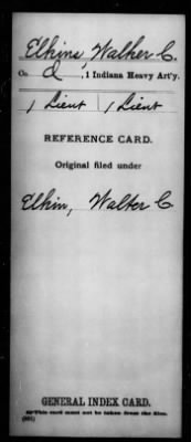 Thumbnail for Walker C > Elkins, Walker C (1 Lieut)