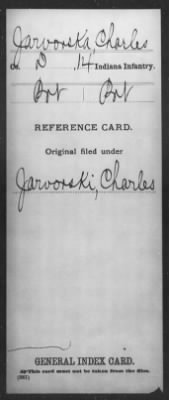 Thumbnail for Charles > Jarvonska, Charles (Pvt)