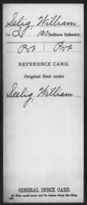 Thumbnail for William > Selig, William (Pvt)