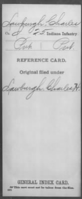 Thumbnail for Charles > Lawburgh, Charles (Pvt)