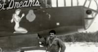 Thumbnail for T/Sgt "MO" Martinez with his "Wet Dreams" B-25 321st BG, 445th BS,MTO WWII