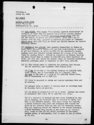 Thumbnail for COMTASK-UNIT 79.4.3 > Rep of landing ops In the amphibious assault on Lingayen Gulf, Luzon Is, Philippines on 1/9/45