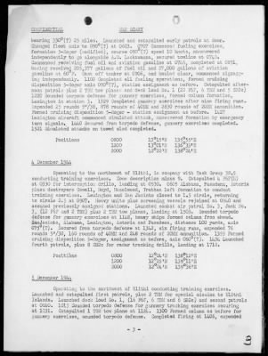 USS LEXINGTON > War Diary, 12/1-31/44