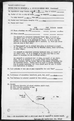 USS KNOX > Rep of amphibious ops in the invasion of Lingayen Gulf, Luzon Island, Philippines on 1/9/45, including AA actions, 1/8-10/45