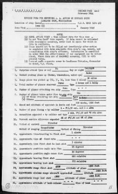 USS KNOX > Rep of amphibious ops in the invasion of Lingayen Gulf, Luzon Island, Philippines on 1/9/45, including AA actions, 1/8-10/45