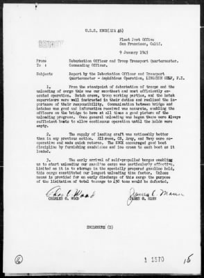 USS KNOX > Rep of amphibious ops in the invasion of Lingayen Gulf, Luzon Island, Philippines on 1/9/45, including AA actions, 1/8-10/45