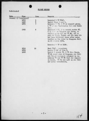 USS TULAGI > Report of air operations in support of the amphibious assault on Lingayen Gulf, Luzon Island, Philippines, 1/4-14/45, including AA actions on 1/5 & 13/45