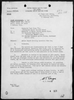 USS TULAGI > Report of air operations in support of the amphibious assault on Lingayen Gulf, Luzon Island, Philippines, 1/4-14/45, including AA actions on 1/5 & 13/45