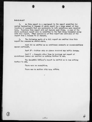 USS TULAGI > Report of air operations off Western Coast of Mindoro Island, Philippine, 1/18/45-2/1/45, including air operations in support of amphibious landings near San Narcisco, Luzon Island, Philippines 1/29-30/45