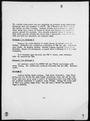 USS TULAGI > Report of air operations off Western Coast of Mindoro Island, Philippine, 1/18/45-2/1/45, including air operations in support of amphibious landings near San Narcisco, Luzon Island, Philippines 1/29-30/45