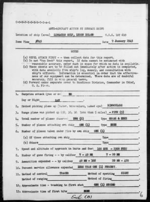 Thumbnail for USS LST-610 > Rep of ops In the amphibious assault on Lingayen Gulf, Luzon Is, Philippines, 1/9-18/45, including AA acts 1/9, 10 & 12/45