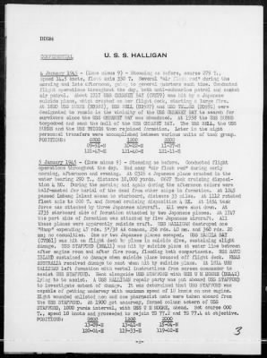 Thumbnail for USS HALLIGAN > War Diary, 1/1-31/45