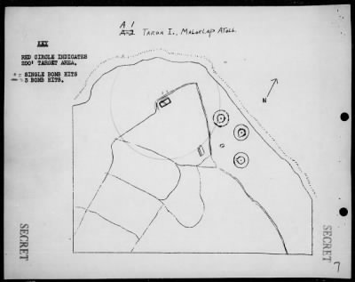 Thumbnail for VMSB-231 > ACA reps nos 116-117 - Dive bombing targets on Taroa Is, Marshalls 7/14/44