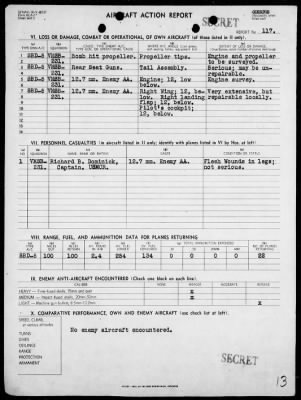 Thumbnail for VMSB-231 > ACA reps nos 116-117 - Dive bombing targets on Taroa Is, Marshalls 7/14/44