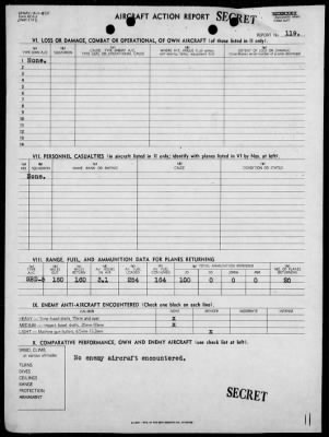 Thumbnail for VMSB-231 > ACA reps nos 118-119 - Dive bombing targets on Wotje Is, Marshalls 7/18/44