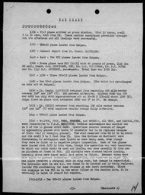 Thumbnail for USS HAMLIN > War Diary, 2/1-28/45