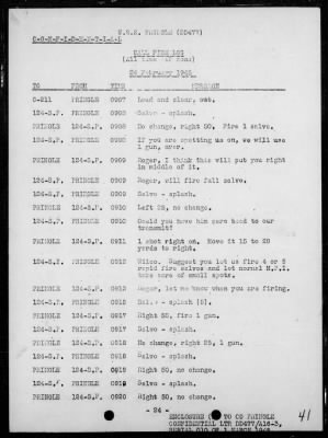 Thumbnail for USS PRINGLE > Rep of ops in support of the invasion & occupation of Iwo Jima, Bonin Is, 2/17/45 - 3/1/45, including AA act on 2/23/45