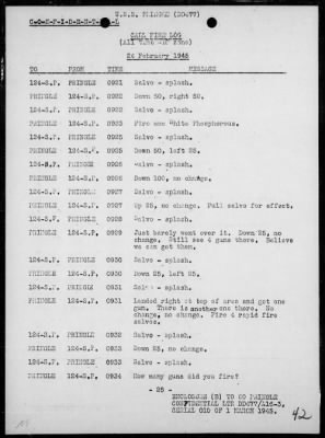 Thumbnail for USS PRINGLE > Rep of ops in support of the invasion & occupation of Iwo Jima, Bonin Is, 2/17/45 - 3/1/45, including AA act on 2/23/45