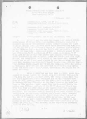 PT-77, PT-81, PT-222 & PT-230 > Rep of act off South coast of Luzon Is, Philippines on 1/29/45