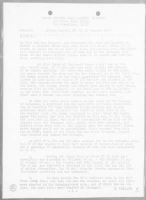 PT-77, PT-81, PT-222 & PT-230 > Rep of act off South coast of Luzon Is, Philippines on 1/29/45