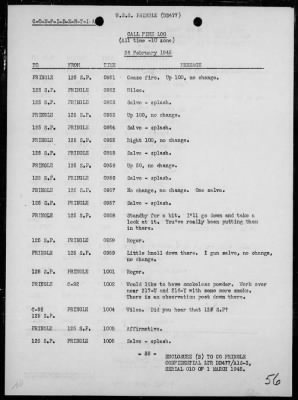 Thumbnail for USS PRINGLE > Rep of ops in support of the invasion & occupation of Iwo Jima, Bonin Is, 2/17/45 - 3/1/45, including AA act on 2/23/45