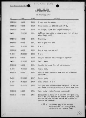 Thumbnail for USS PRINGLE > Rep of ops in support of the invasion & occupation of Iwo Jima, Bonin Is, 2/17/45 - 3/1/45, including AA act on 2/23/45