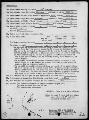 Thumbnail for USS PRINGLE > Rep of ops in support of the invasion & occupation of Iwo Jima, Bonin Is, 2/17/45 - 3/1/45, including AA act on 2/23/45