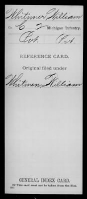 Thumbnail for William > Whitimer, William (Pvt)