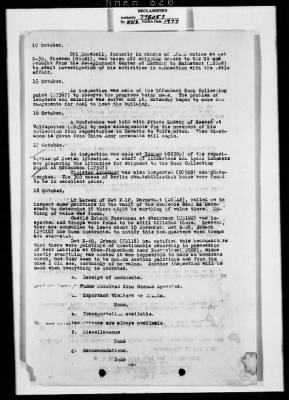 Thumbnail for Activity Reports > Monthly Report On Monuments Fine Arts and Archives Western Military District - Seventh United States Army October (Greater Hesse) 1945