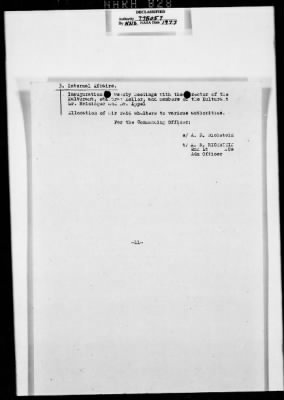 Thumbnail for Activity Reports > Monthly Report On Monuments Fine Arts and Archives Western Military District - Seventh United States Army October (Greater Hesse) 1945