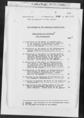 Thumbnail for Political Affairs > 861.00 Congress, Communist International VII/121-861.00 Congress Of The All-Union Communist Party XIV/10