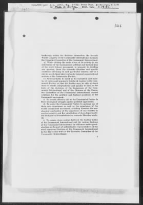 Thumbnail for Political Affairs > 861.00 Congress, Communist International VII/121-861.00 Congress Of The All-Union Communist Party XIV/10