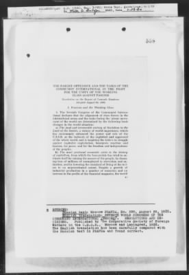 Thumbnail for Political Affairs > 861.00 Congress, Communist International VII/121-861.00 Congress Of The All-Union Communist Party XIV/10