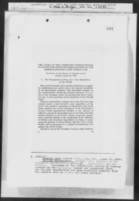 Thumbnail for Political Affairs > 861.00 Congress, Communist International VII/121-861.00 Congress Of The All-Union Communist Party XIV/10